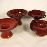 Asian Vases with Magma Glaze