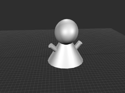 Simple 3D model  - figure 