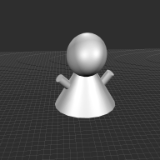 Simple 3D model  - figure 