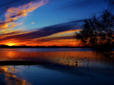 sunset. feb.14.2022. Englewood drawbridge area