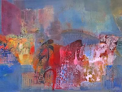 Other Worldly - Acrylic Mixed - 14x26 Other Worldly - Acrylic Mixed - 14x26