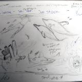 Sketch for Underwater mural 