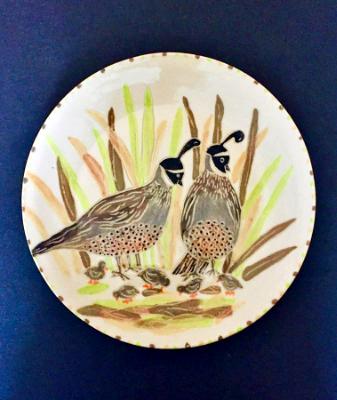 Two Quail Plate Two Quail Plate