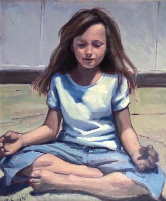 Focus 24x28" oil Focus 24x28" oil