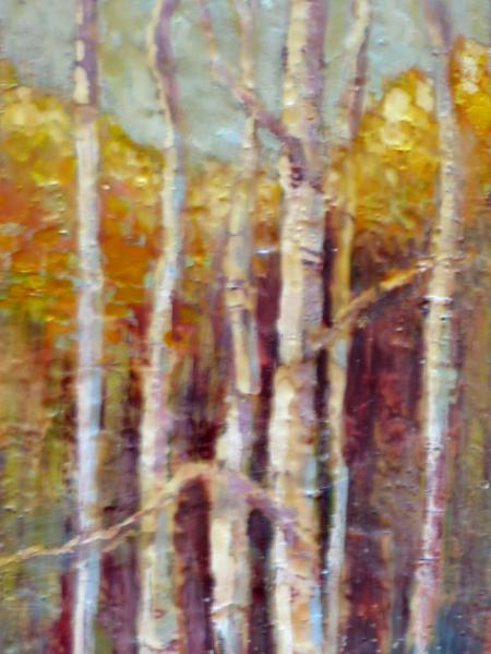 Aspens ~ 12" x 24" $175.00