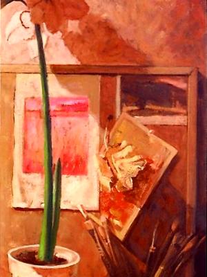 Amaryllis, Oil Amaryllis, Oil
