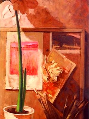 Amaryllis, Oil 