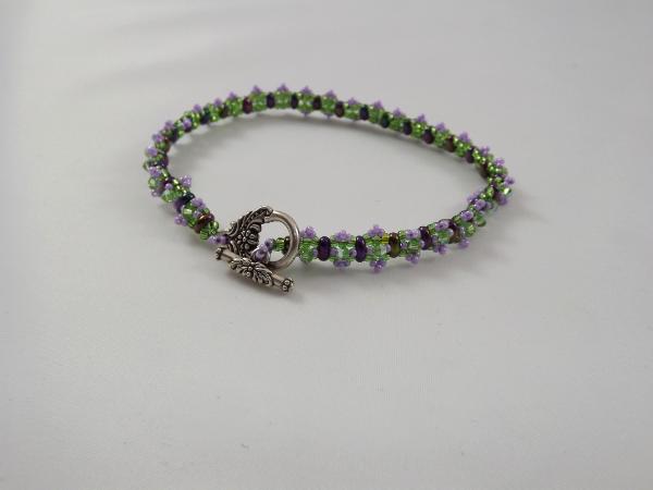 B-19 lavender & lime bracelet