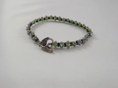 B-19 lavender & lime bracelet B-19 lavender & lime bracelet