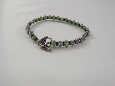 B-19 lavender & lime bracelet