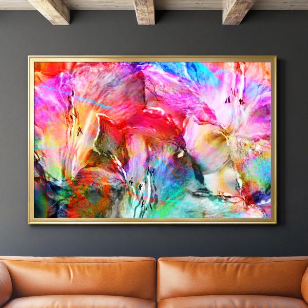 Somebody's Smiling - Large Abstract Art For Sale