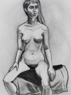 Emily, Seated Nude Emily, Seated Nude