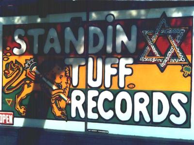STANDIN TUFF RECORDS WINDOW STANDIN TUFF RECORDS WINDOW