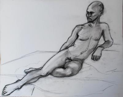 David B., Reclining David B., Reclining