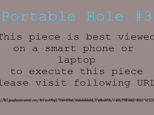 Portable Hole #3