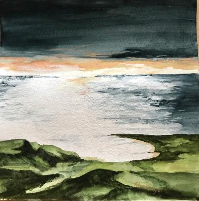 Late Light Over Drakes (sold)