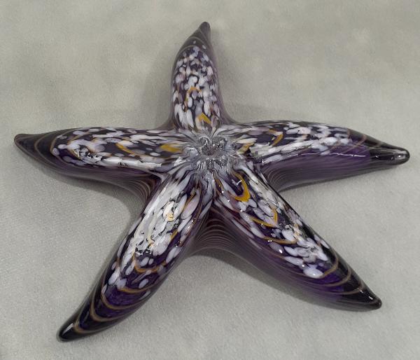 #01102622 Starfish purple with wall hanger 7'' $90.00 