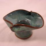 120601.C Flower Vase with Double Pinch Design