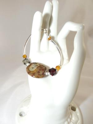 B-116 chocolate brown Kazuri bead bracelet B-116 chocolate brown Kazuri bead bracelet