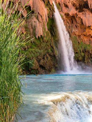 Travertine Ledge at Havasu Falls Travertine Ledge at Havasu Falls
