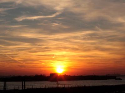 Winter Sunset in Brooklyn