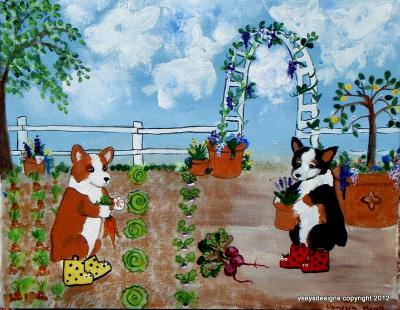 Gardening Corgis Gardening Corgis