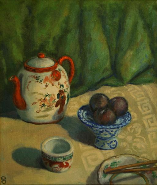 Still Life with Plums