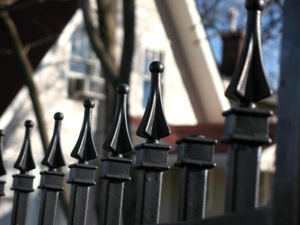 iron fence