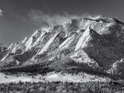 Flatirons and Green Mountain Blowing Soow Flatirons and Green Mountain Blowing Soow
