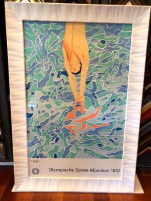 David Hockney Olympic poster David Hockney Olympic poster