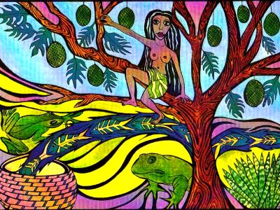 Palau Breadfruit Tree Legend (sold) Palau Breadfruit Tree Legend (sold)