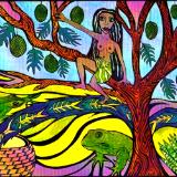 Palau Breadfruit Tree Legend (sold)