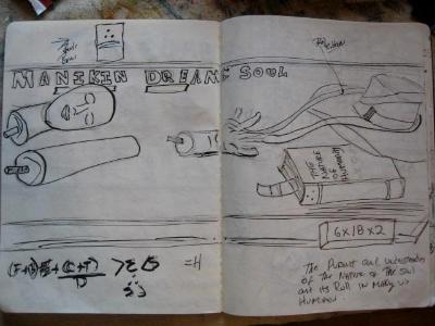 Study /sketch for Mannikin Dreams: Study /sketch for Mannikin Dreams: