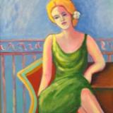 THE GREEN DRESS - SOLD