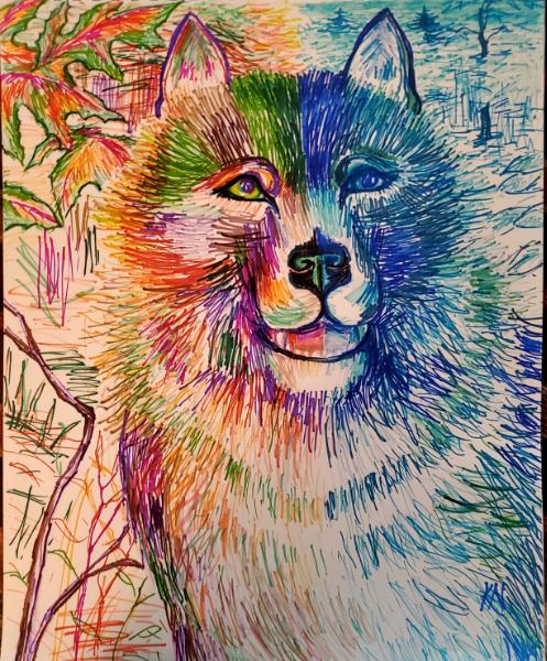 A Double Take of the Wolf