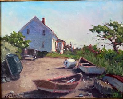 Vaughn House in June 16x20" oil Vaughn House in June 16x20" oil