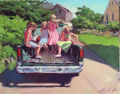 Treasure Hunt 24x30" oil Treasure Hunt 24x30" oil