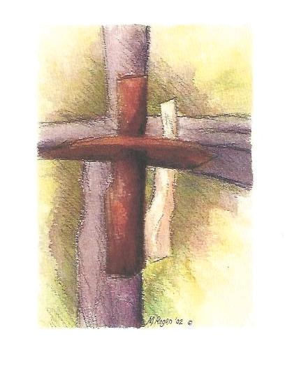 Burren Cross Art Card