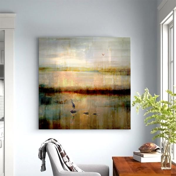 Potter Pond - Large Contemporary Seascape For Sale