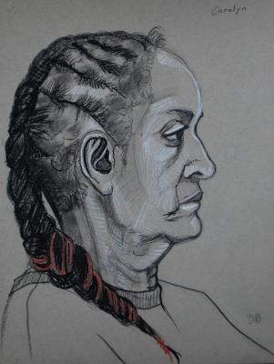 Carolyn, Charcoal Profile