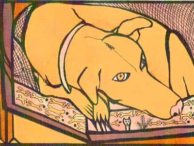 Dog at Peace (sold)