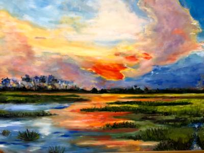 Sunset on the Marsh