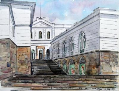View of the Contemporary Art Center, 30cm x 40cm, 2016 View of the Contemporary Art Center, 30cm x 40cm, 2016