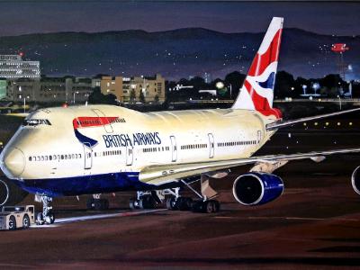 British Airways Boeing 747-400 at LAX British Airways Boeing 747-400 at LAX