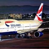 British Airways Boeing 747-400 at LAX