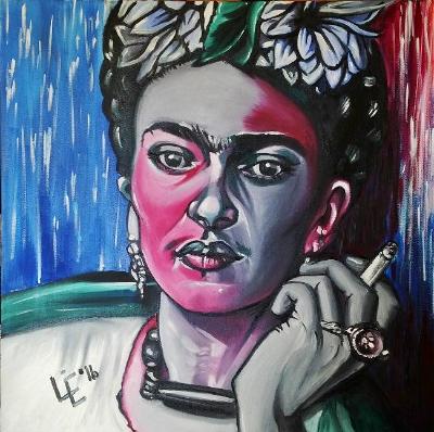 Painting 5 of 10 Fun Frida Commissions