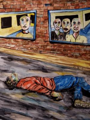 Starring out from the House of Black Paintings, not a single person is moved to call for help. Each content to seek some .... Starring out from the House of Black Paintings, not a single person is moved to call for help. Each content to seek some ....