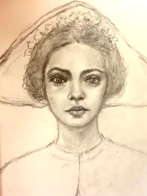 Sketchbook drawing #13 (Portrait study B) Sketchbook drawing #13 (Portrait study B)