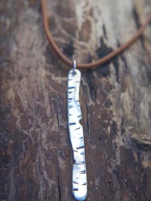 *SOLD OUT* Sterling silver Aspen tree branch pendant *SOLD OUT* Sterling silver Aspen tree branch pendant