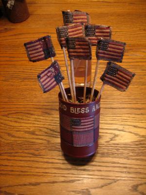 God Bless America Flags decor God Bless America Flags decor